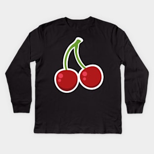 cherries Kids Long Sleeve T-Shirt